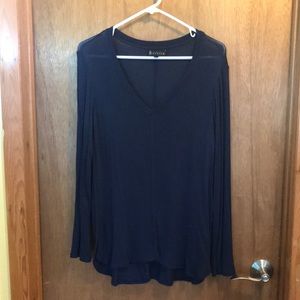 Collection by Bobeau Lightweight V-Neck Knit Sweater